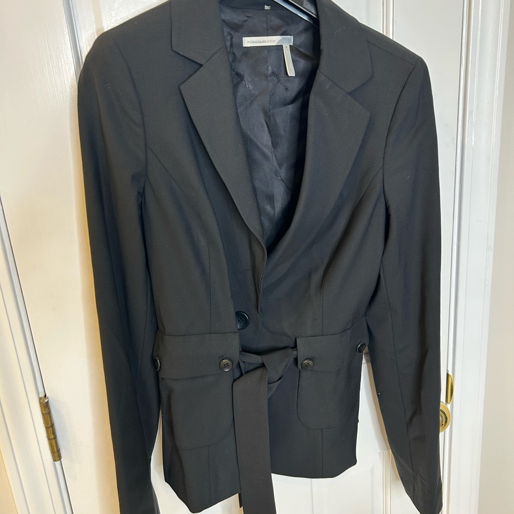 Classiques Entier Black Blazer Tailored Suit Jacket